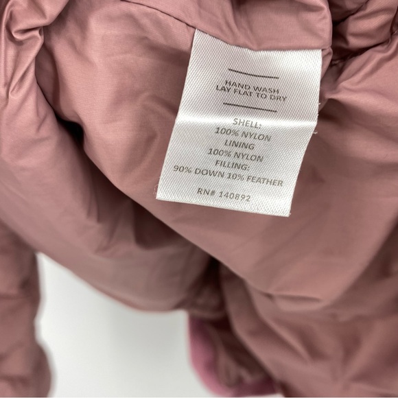 Marine Layer Meredith Puffer Coat in Mauve Large - Picture 6 of 10